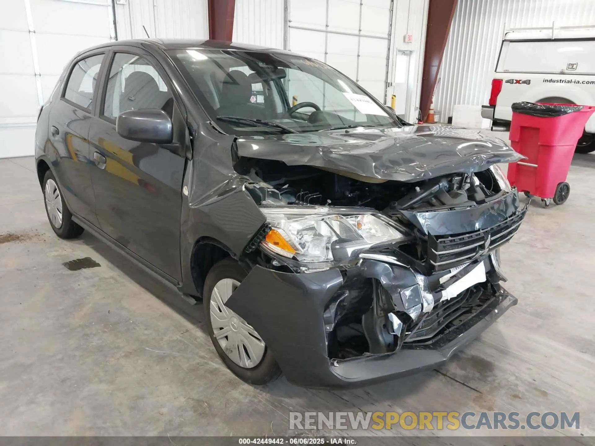 1 Photograph of a damaged car ML32AUHJ9RH012384 MITSUBISHI MIRAGE 2024