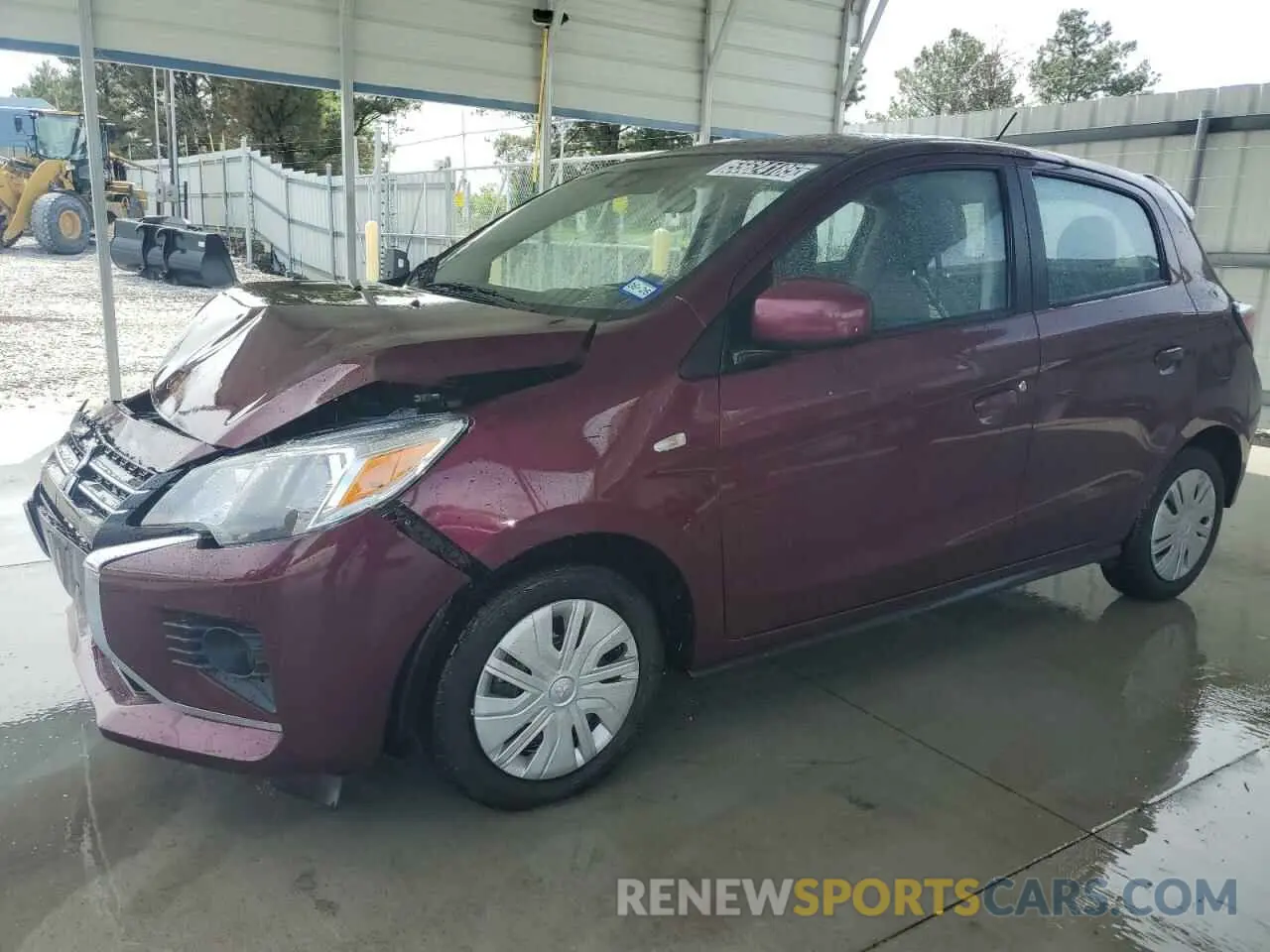 1 Photograph of a damaged car ML32AUHJ9RH013485 MITSUBISHI MIRAGE 2024