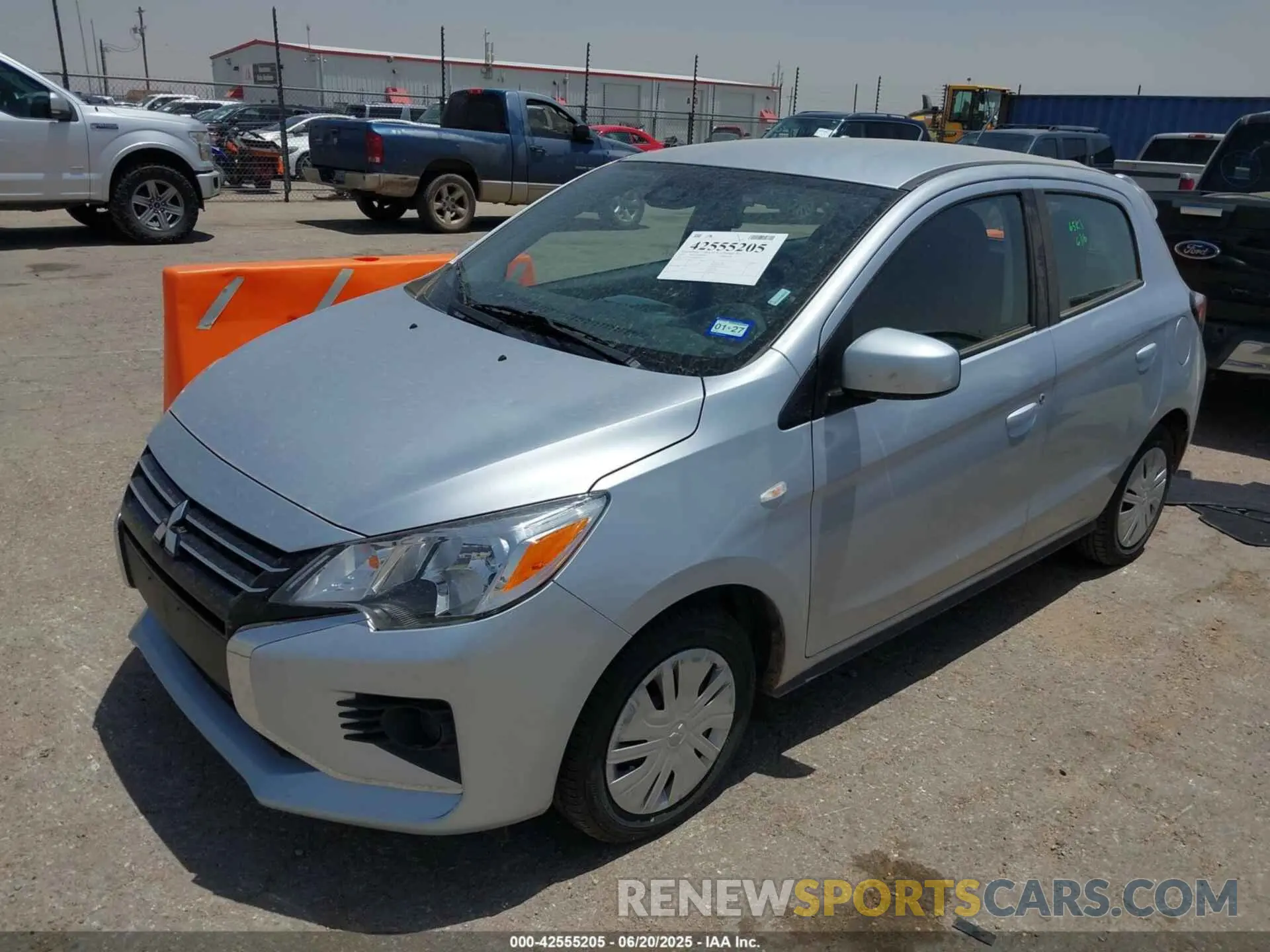 2 Photograph of a damaged car ML32AUHJ9RH032229 MITSUBISHI MIRAGE 2024