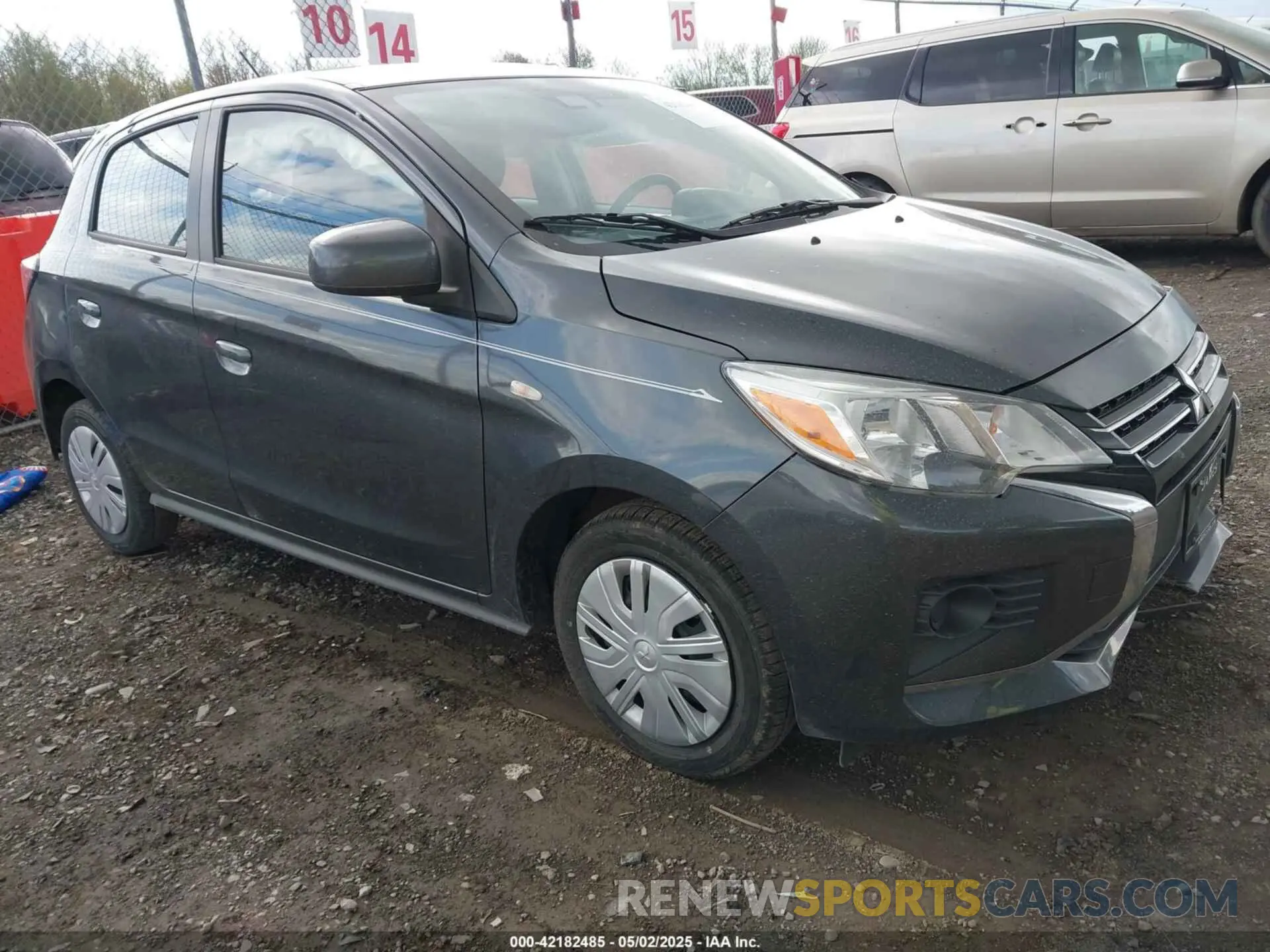 1 Photograph of a damaged car ML32AUHJXRH005430 MITSUBISHI MIRAGE 2024