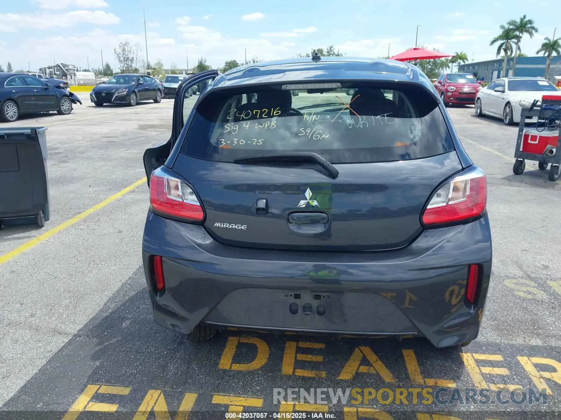 16 Photograph of a damaged car ML32AUHJXRH007422 MITSUBISHI MIRAGE 2024