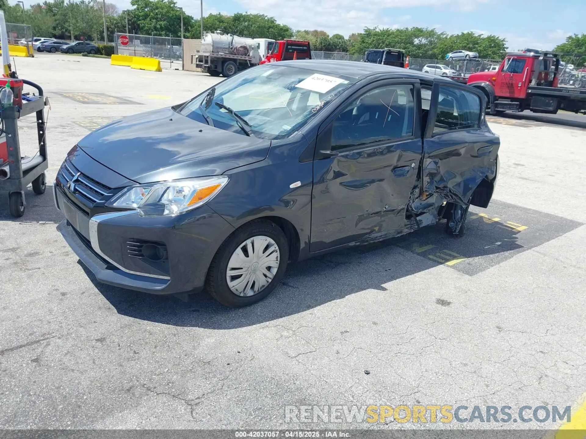 2 Photograph of a damaged car ML32AUHJXRH007422 MITSUBISHI MIRAGE 2024