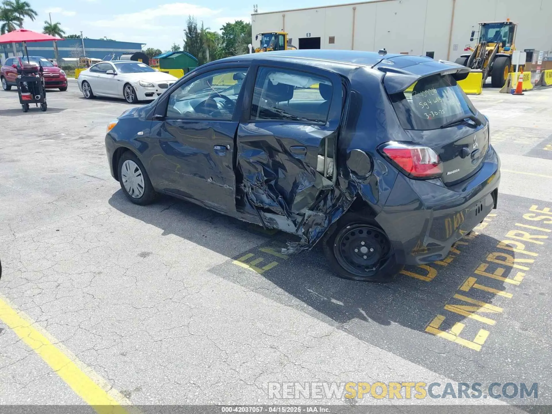 3 Photograph of a damaged car ML32AUHJXRH007422 MITSUBISHI MIRAGE 2024