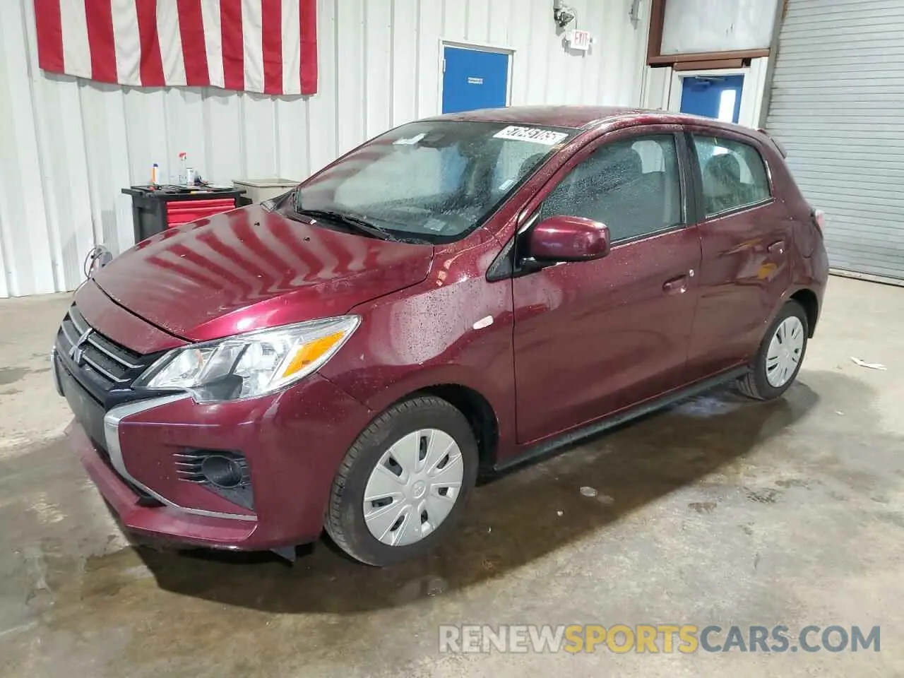 1 Photograph of a damaged car ML32AUHJXRH010093 MITSUBISHI MIRAGE 2024