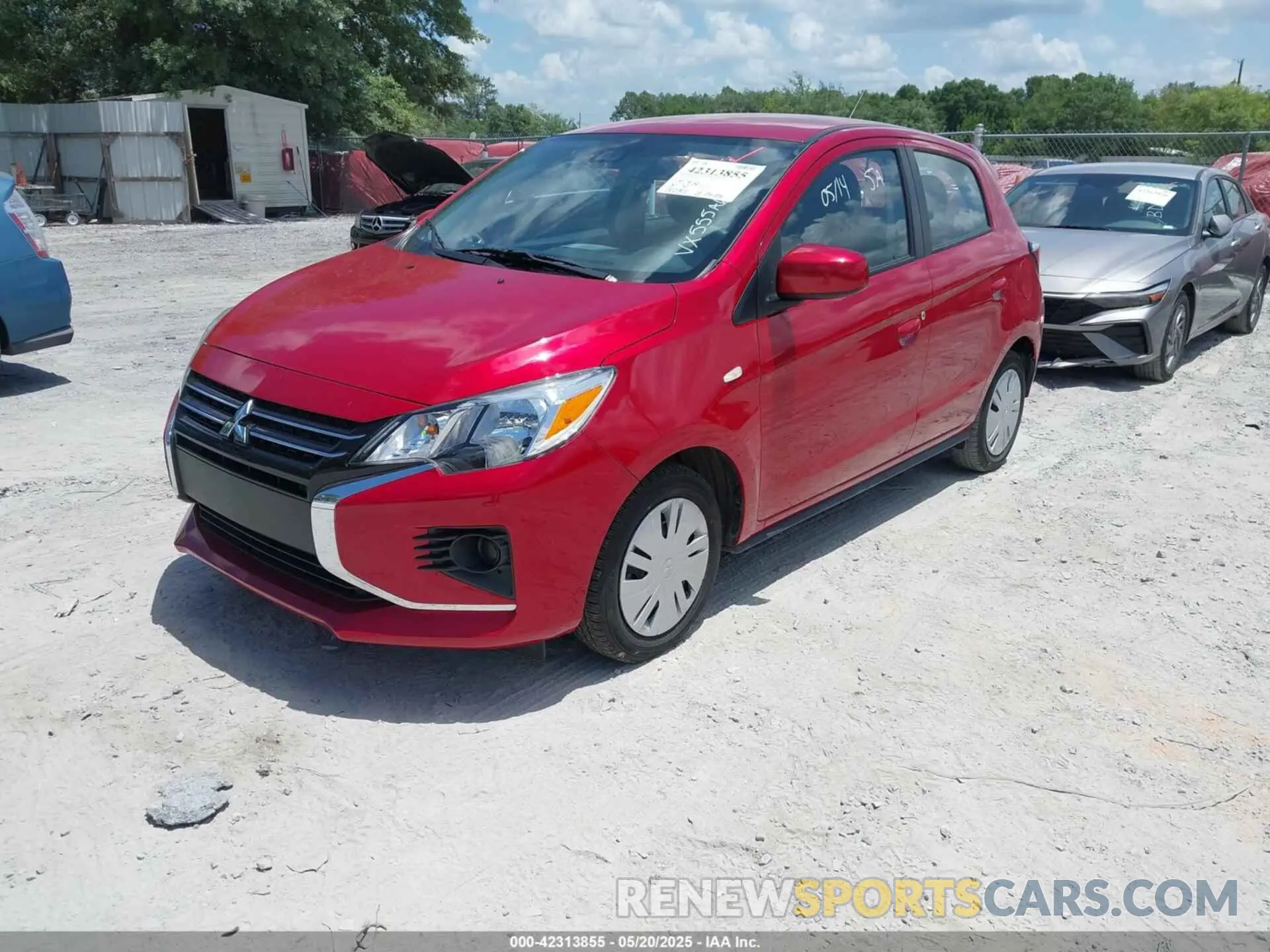 2 Photograph of a damaged car ML32AUHJXRH018310 MITSUBISHI MIRAGE 2024