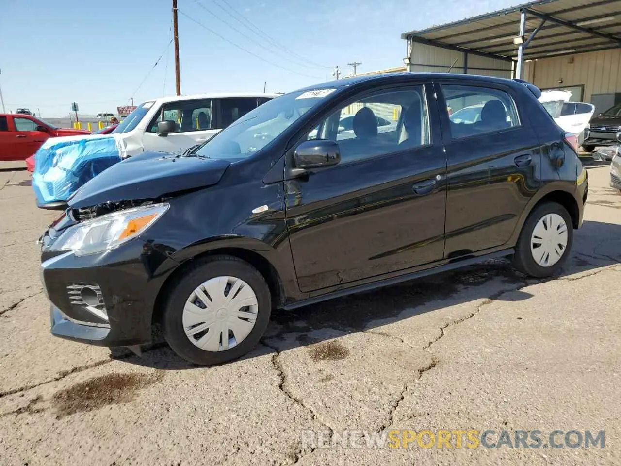 1 Photograph of a damaged car ML32AUHJXRH031056 MITSUBISHI MIRAGE 2024