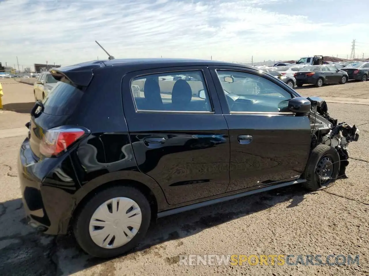 3 Photograph of a damaged car ML32AUHJXRH031056 MITSUBISHI MIRAGE 2024