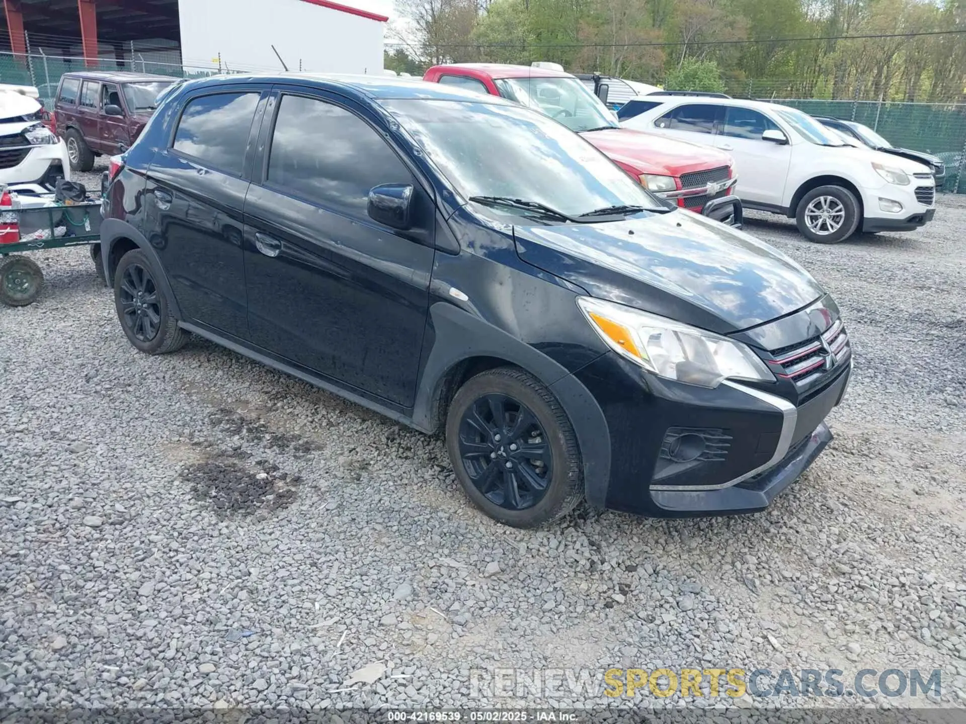 1 Photograph of a damaged car ML32AWHJ0RH004427 MITSUBISHI MIRAGE 2024