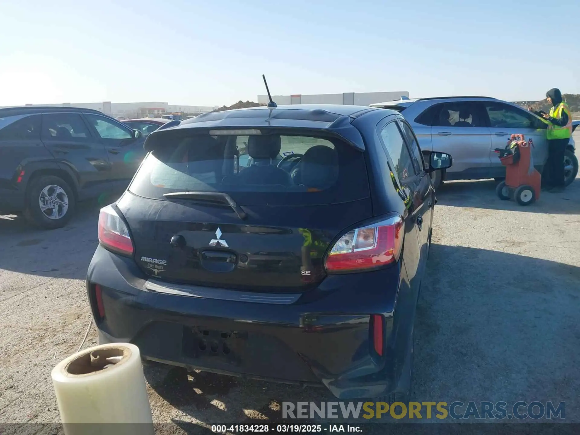 4 Photograph of a damaged car ML32AWHJ1RH004954 MITSUBISHI MIRAGE 2024