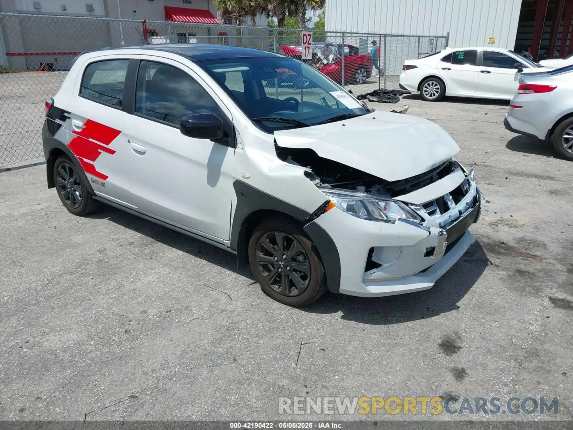 1 Photograph of a damaged car ML32AWHJ1RH011127 MITSUBISHI MIRAGE 2024