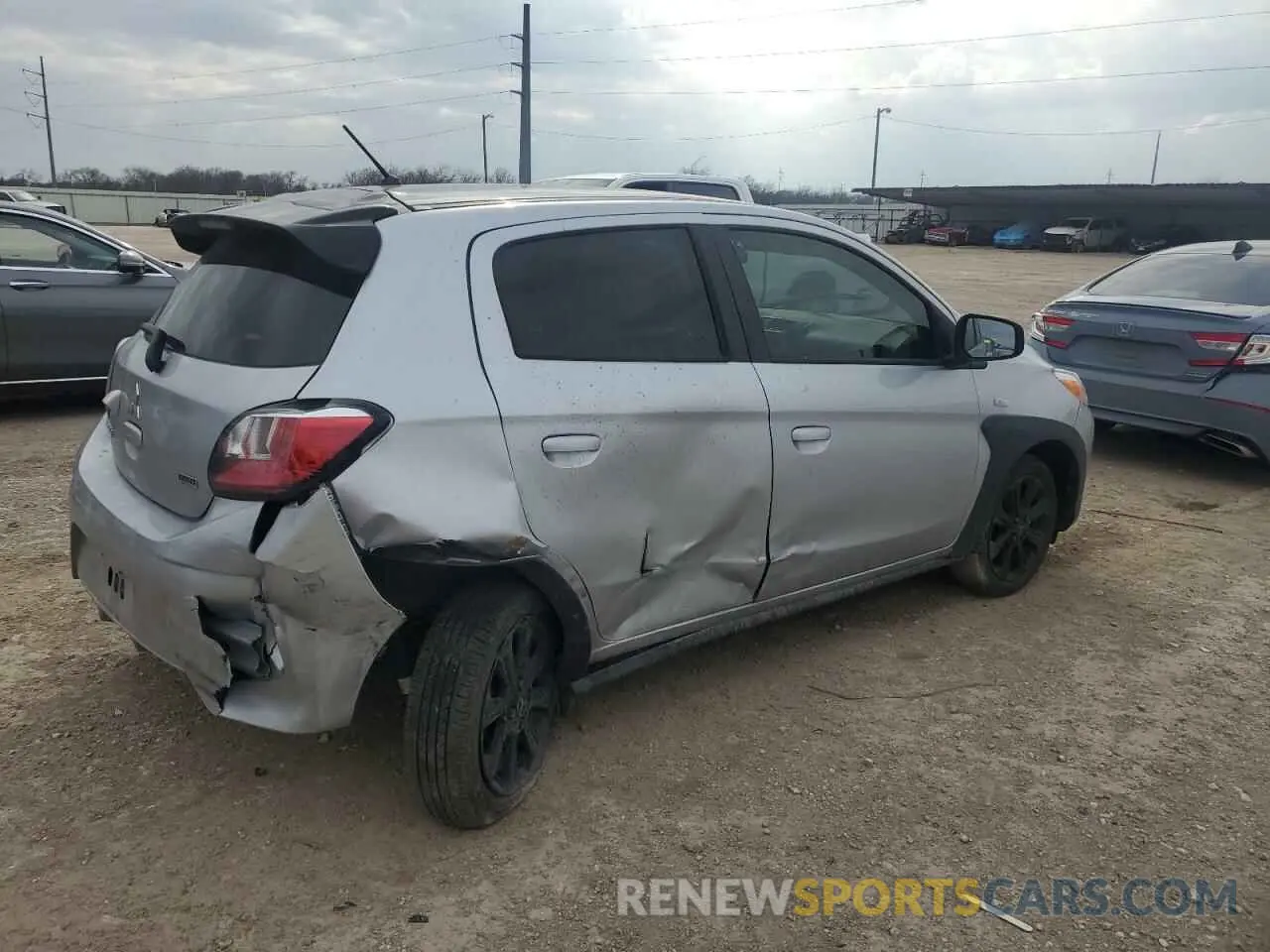 3 Photograph of a damaged car ML32AWHJ3RH004647 MITSUBISHI MIRAGE 2024