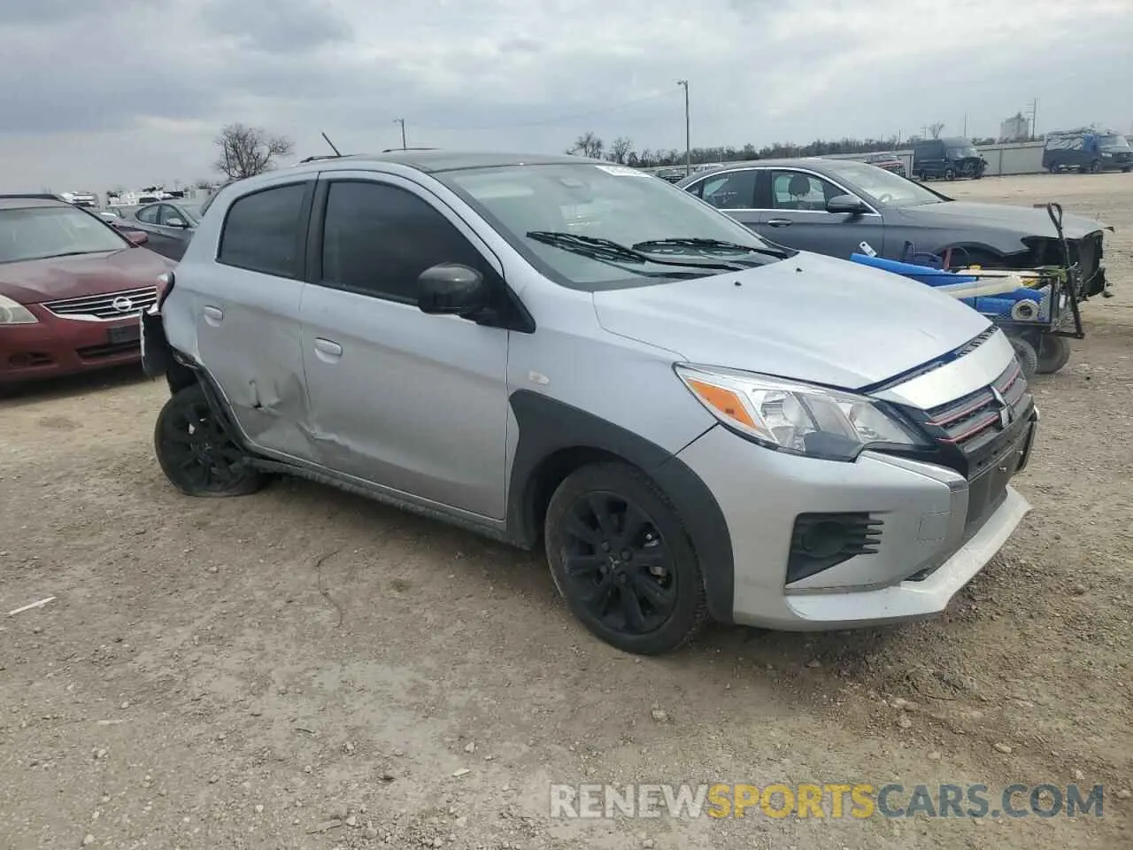 4 Photograph of a damaged car ML32AWHJ3RH004647 MITSUBISHI MIRAGE 2024
