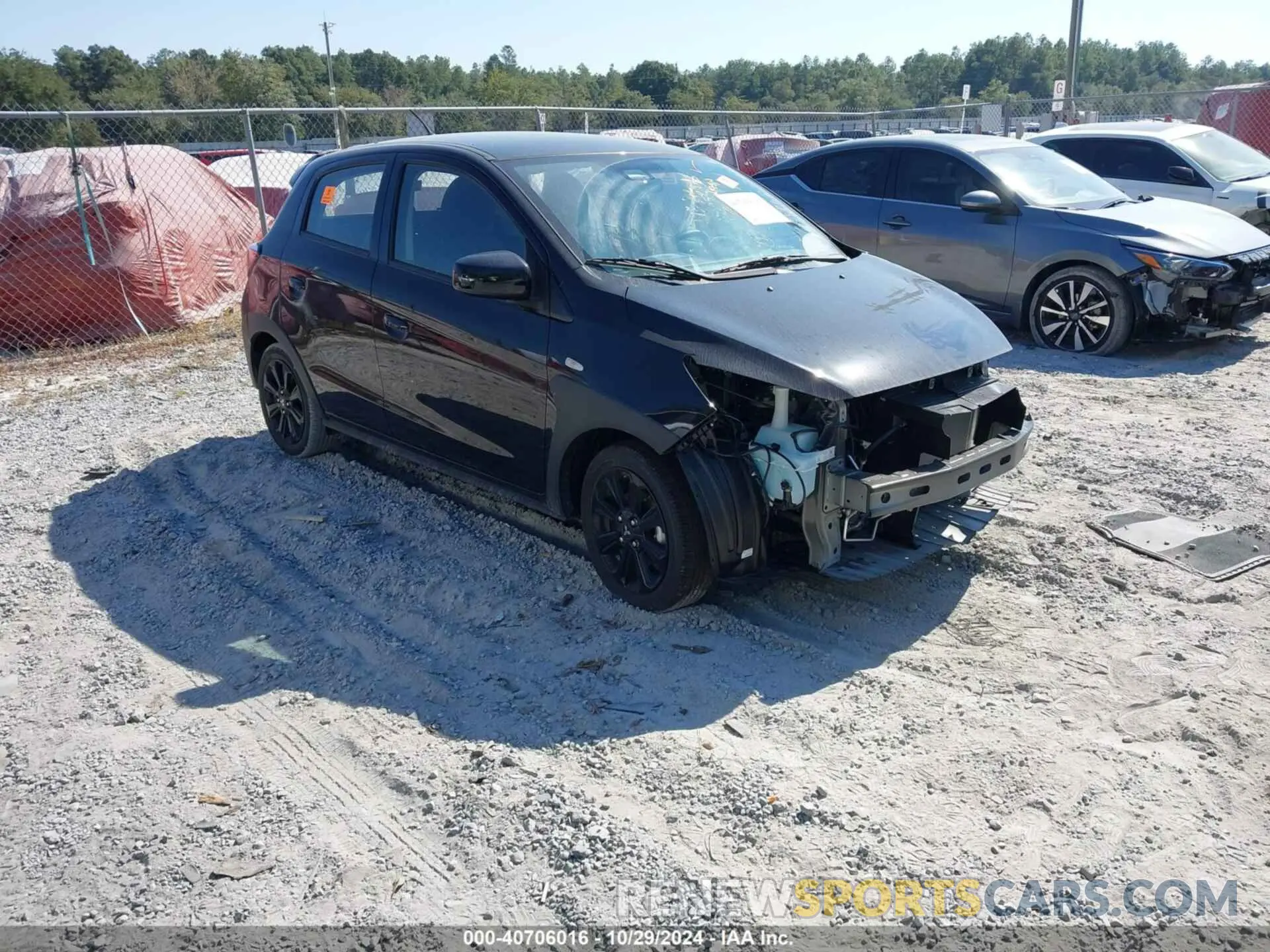 1 Photograph of a damaged car ML32AWHJ3RH005569 MITSUBISHI MIRAGE 2024