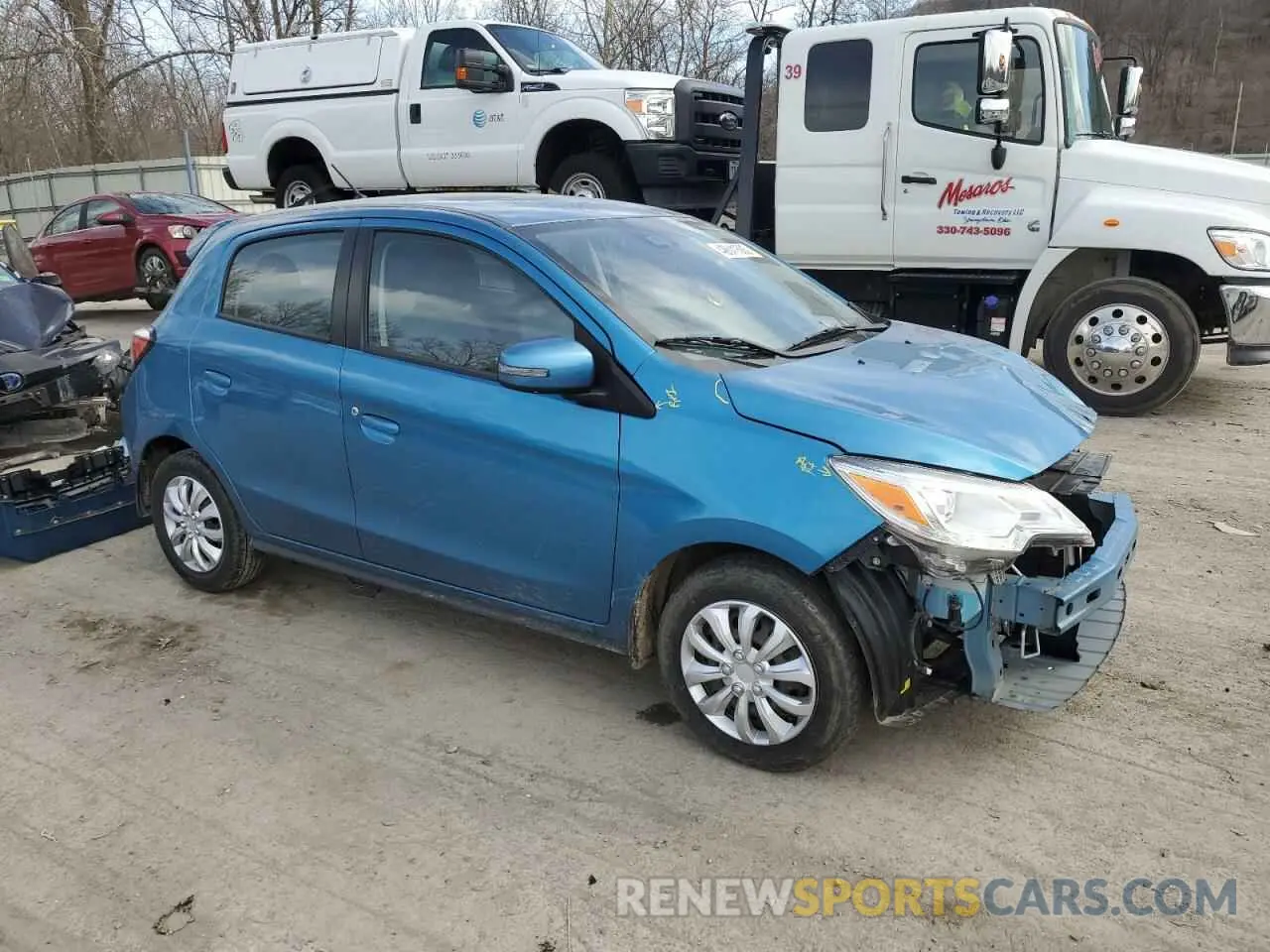 4 Photograph of a damaged car ML32AWHJ7RH000908 MITSUBISHI MIRAGE 2024