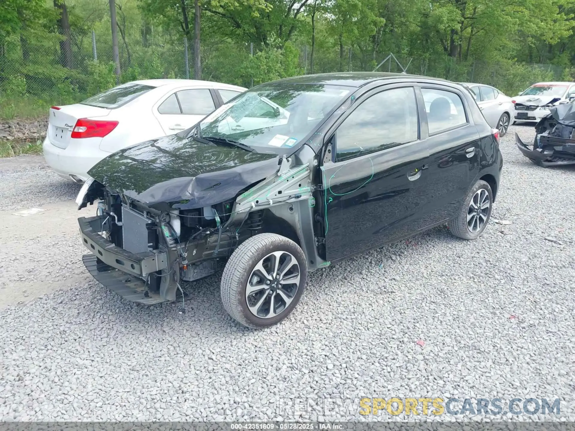 2 Photograph of a damaged car ML32AWHJ8RH014218 MITSUBISHI MIRAGE 2024