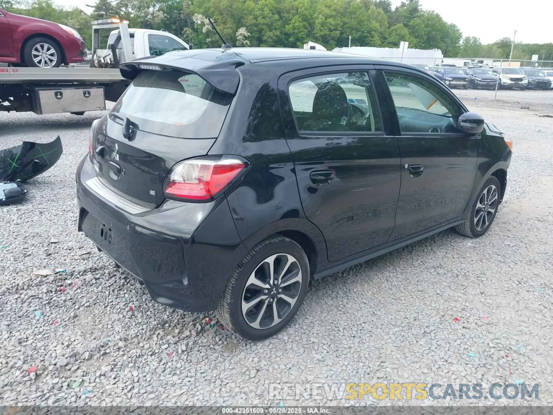 4 Photograph of a damaged car ML32AWHJ8RH014218 MITSUBISHI MIRAGE 2024