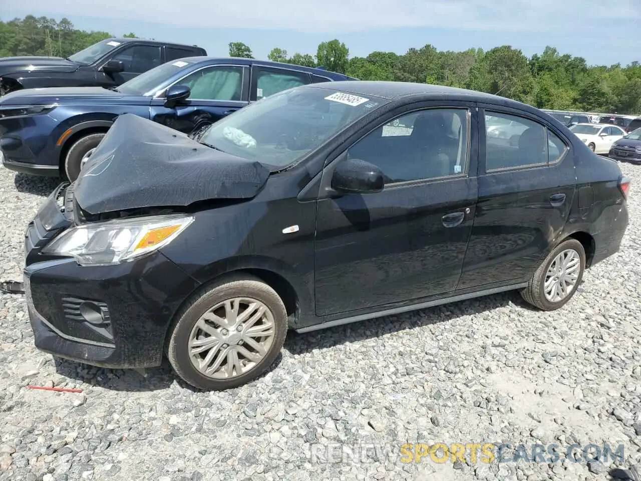 1 Photograph of a damaged car ML32FUFJ0RHF01182 MITSUBISHI MIRAGE 2024