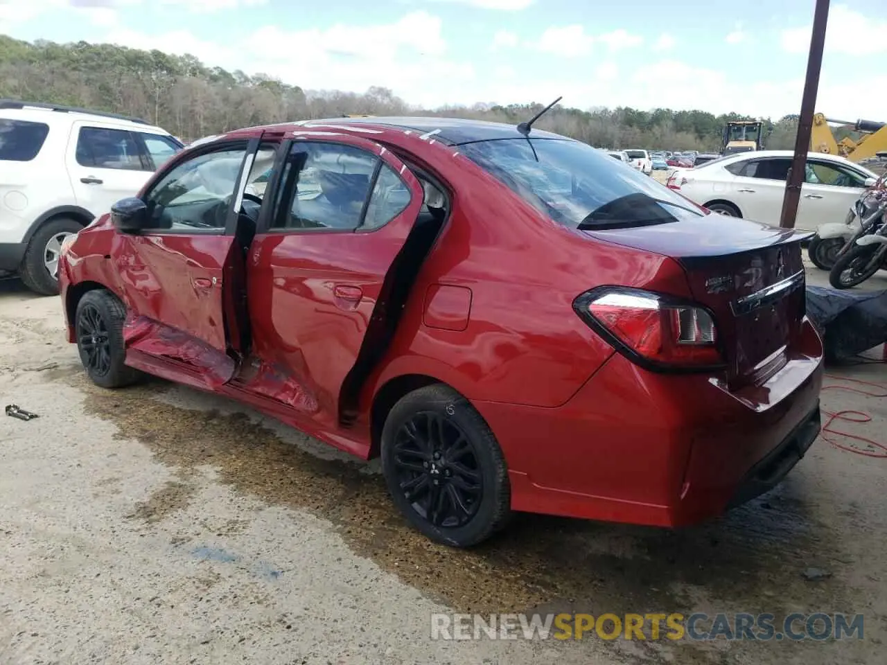 2 Photograph of a damaged car ML32FUFJ0RHF02302 MITSUBISHI MIRAGE 2024