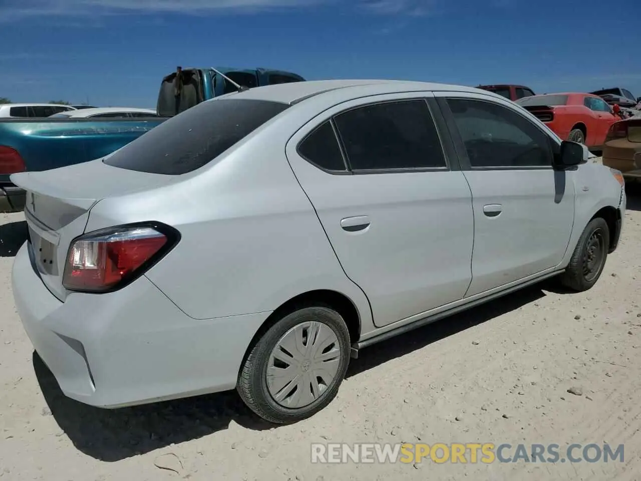3 Photograph of a damaged car ML32FUFJ0RHF04423 MITSUBISHI MIRAGE 2024