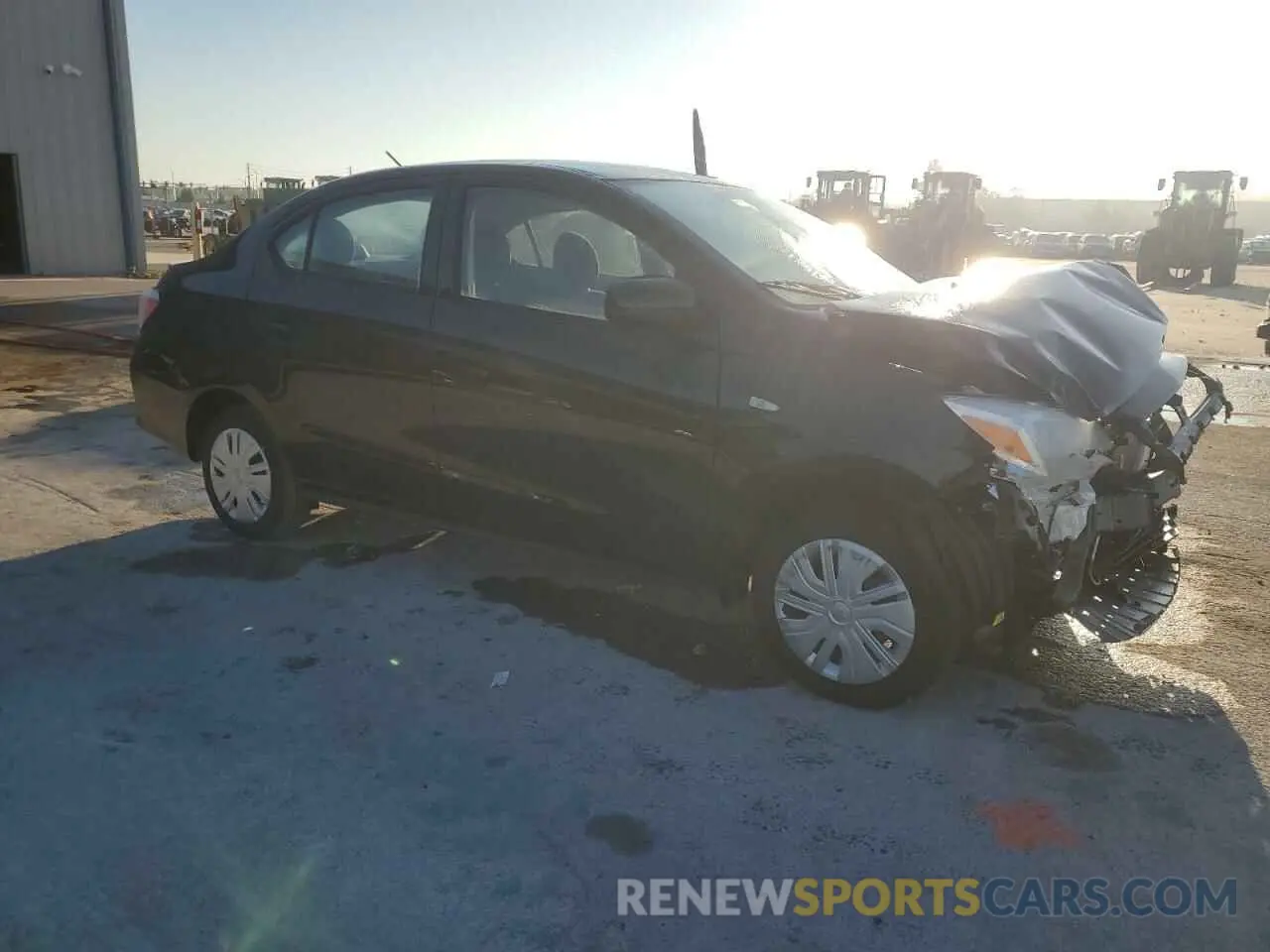 4 Photograph of a damaged car ML32FUFJ1RHF13910 MITSUBISHI MIRAGE 2024