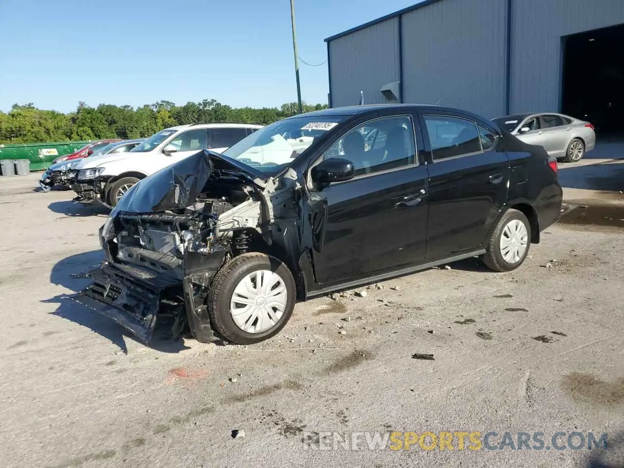 1 Photograph of a damaged car ML32FUFJ1RHF16418 MITSUBISHI MIRAGE 2024