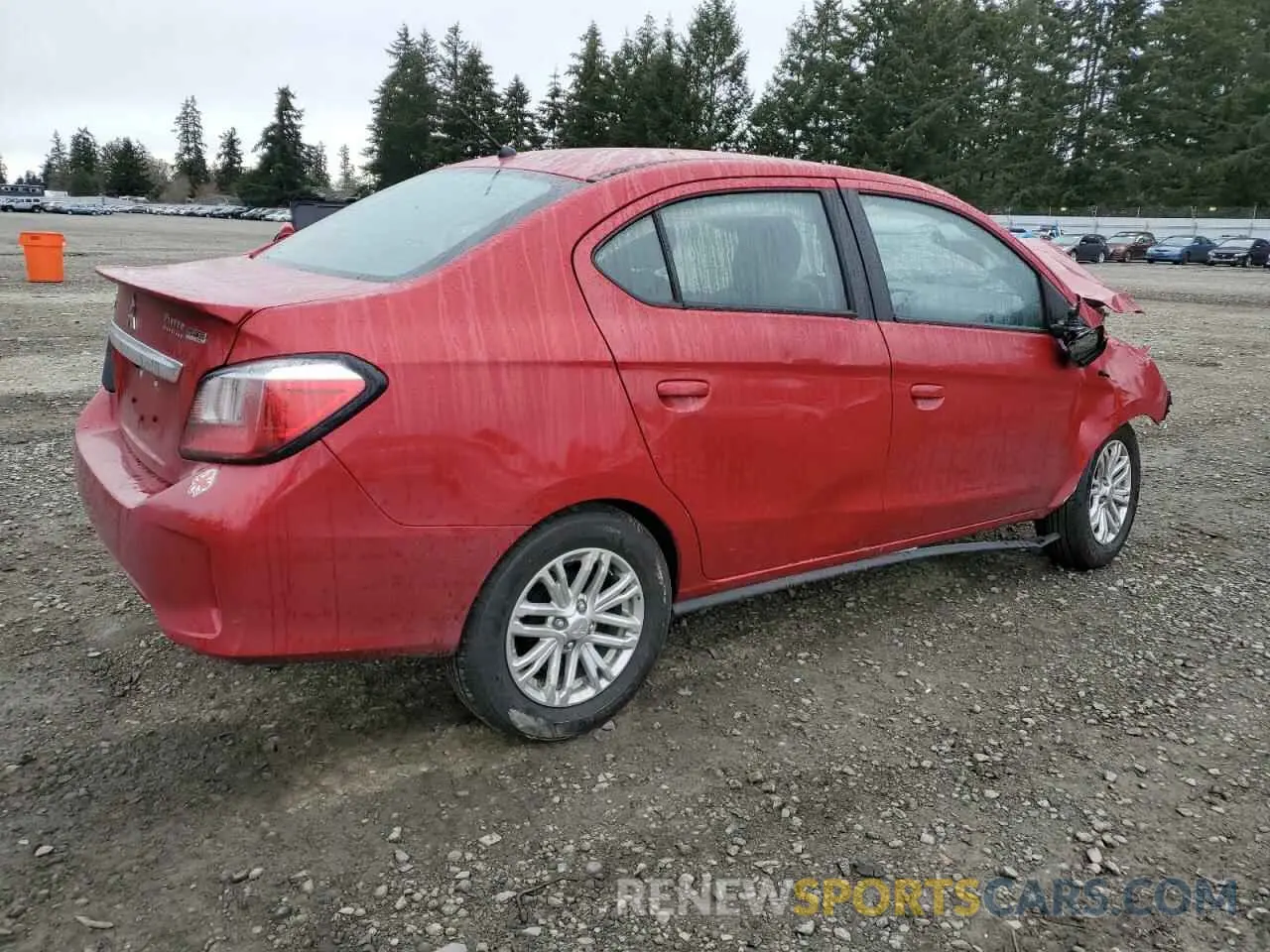3 Photograph of a damaged car ML32FUFJ2RHF00552 MITSUBISHI MIRAGE 2024