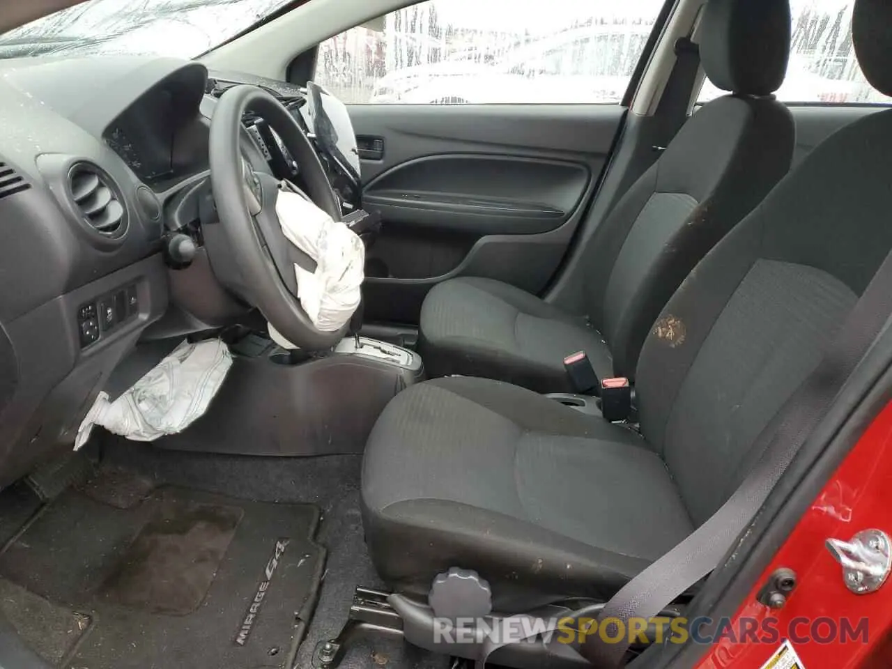 7 Photograph of a damaged car ML32FUFJ2RHF00552 MITSUBISHI MIRAGE 2024