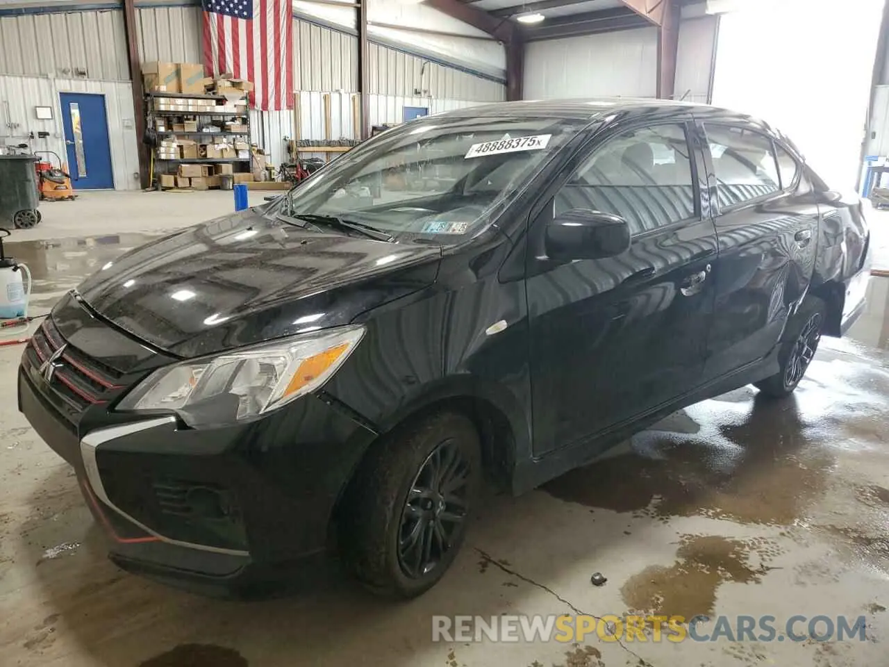 1 Photograph of a damaged car ML32FUFJ2RHF06867 MITSUBISHI MIRAGE 2024