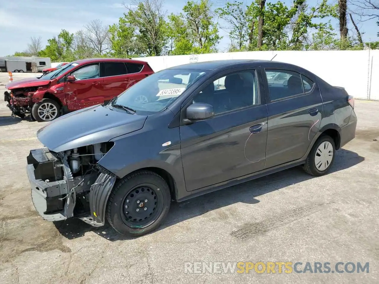 1 Photograph of a damaged car ML32FUFJ2RHF09168 MITSUBISHI MIRAGE 2024