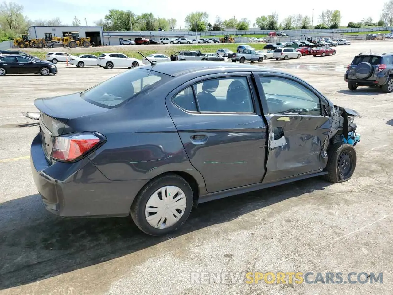 3 Photograph of a damaged car ML32FUFJ2RHF09168 MITSUBISHI MIRAGE 2024
