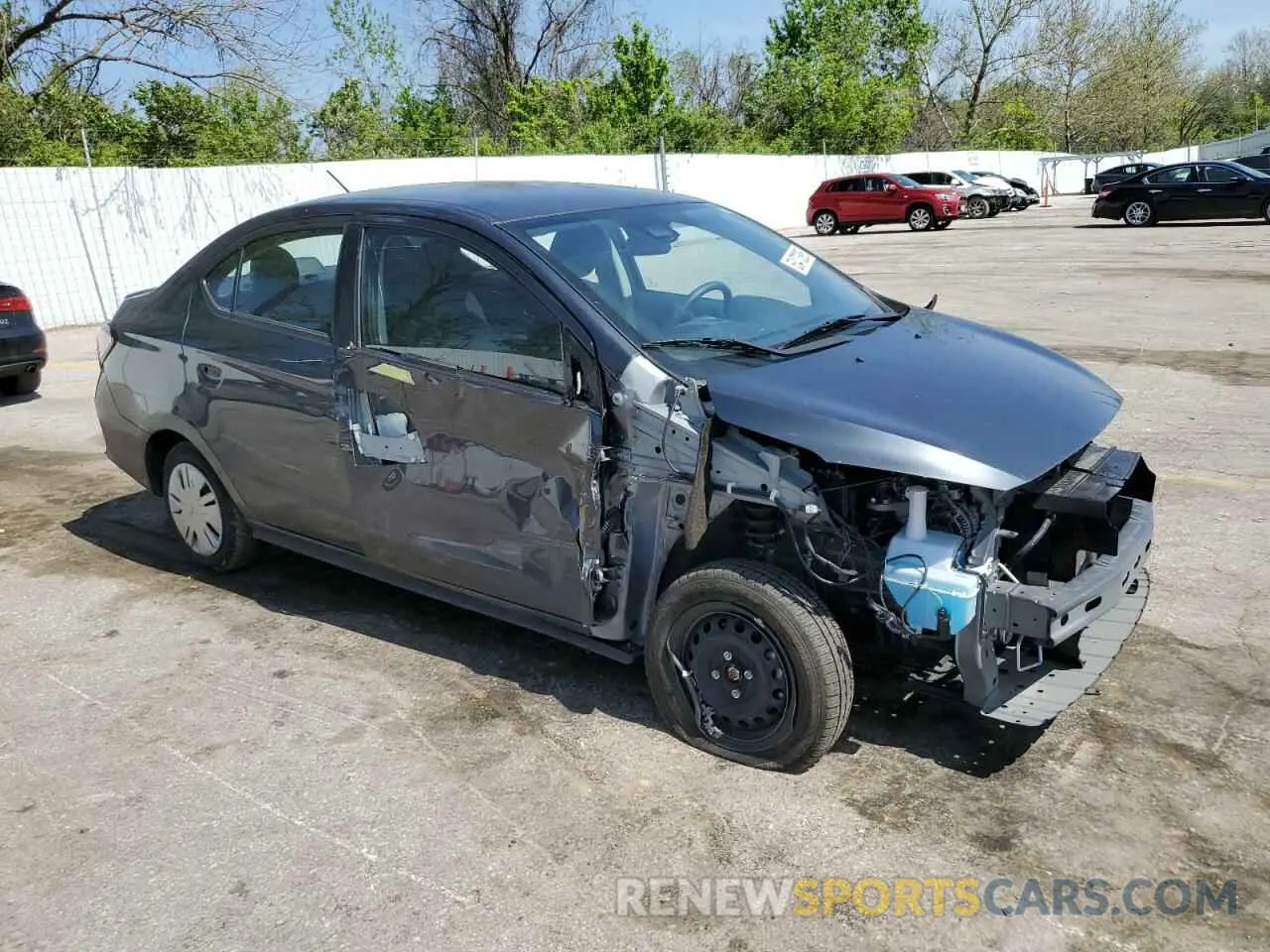 4 Photograph of a damaged car ML32FUFJ2RHF09168 MITSUBISHI MIRAGE 2024