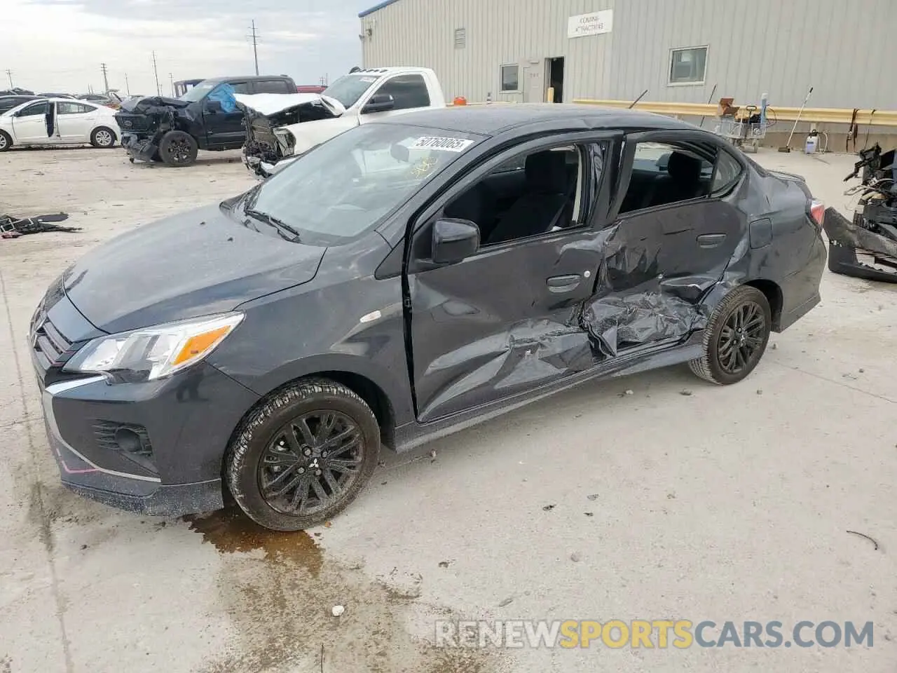 1 Photograph of a damaged car ML32FUFJ2RHF15228 MITSUBISHI MIRAGE 2024