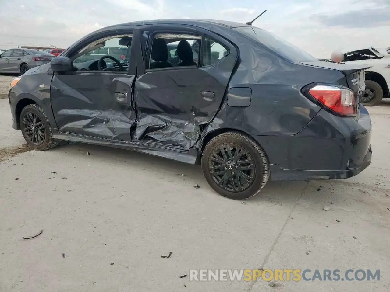 2 Photograph of a damaged car ML32FUFJ2RHF15228 MITSUBISHI MIRAGE 2024