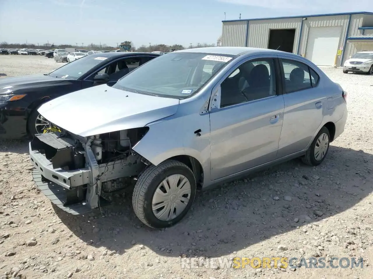 1 Photograph of a damaged car ML32FUFJ3RHF03802 MITSUBISHI MIRAGE 2024