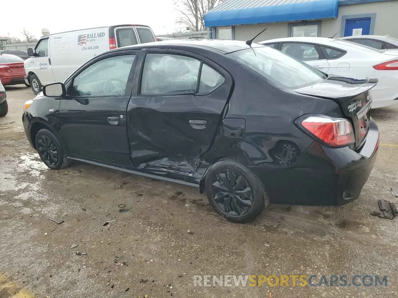 2 Photograph of a damaged car ML32FUFJ3RHF06375 MITSUBISHI MIRAGE 2024