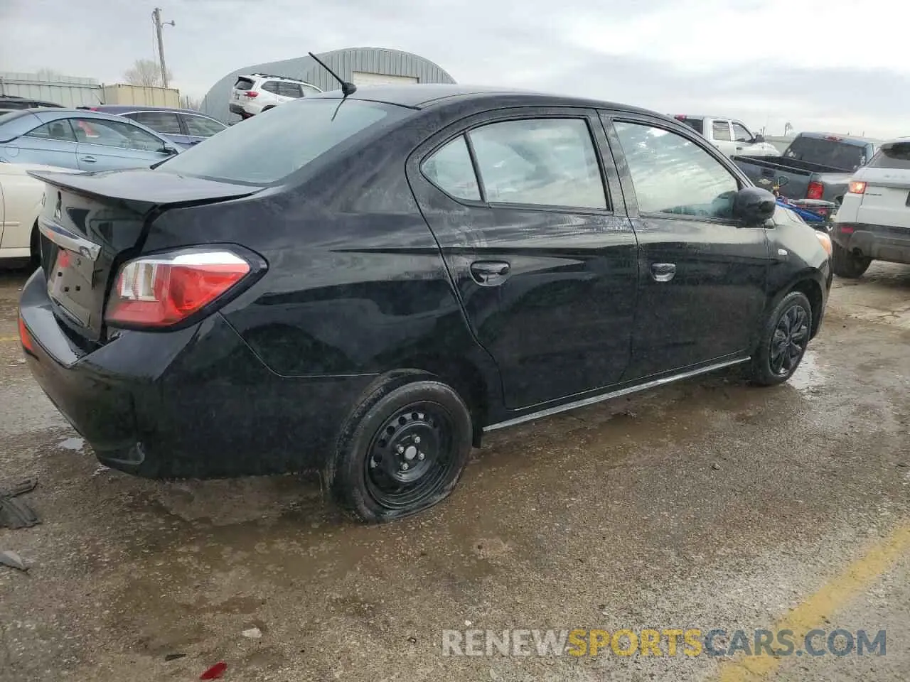 3 Photograph of a damaged car ML32FUFJ3RHF06375 MITSUBISHI MIRAGE 2024