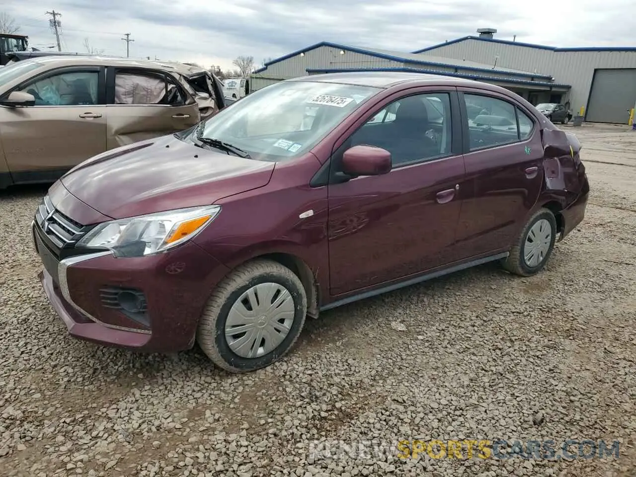 1 Photograph of a damaged car ML32FUFJ4RHF00763 MITSUBISHI MIRAGE 2024