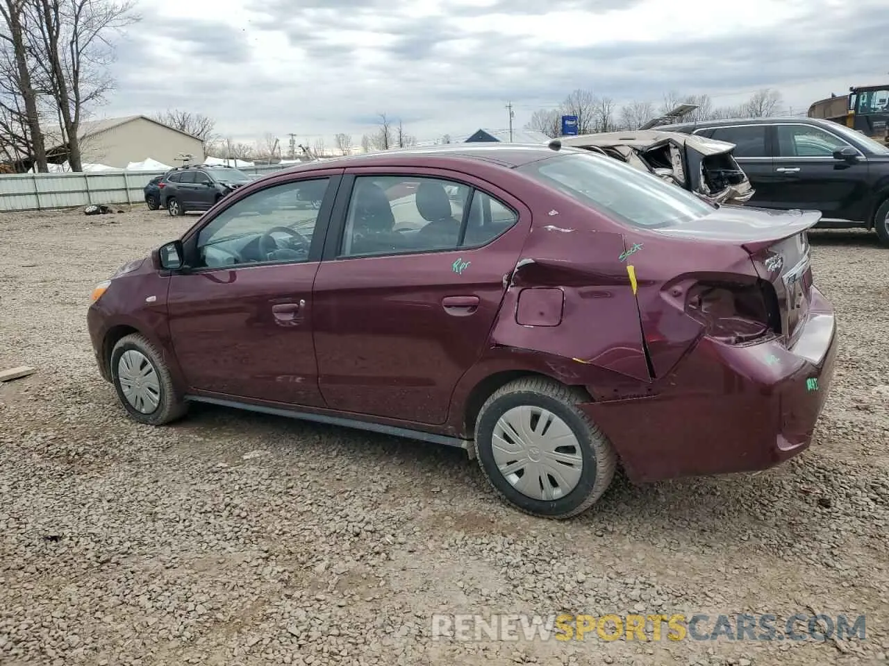 2 Photograph of a damaged car ML32FUFJ4RHF00763 MITSUBISHI MIRAGE 2024