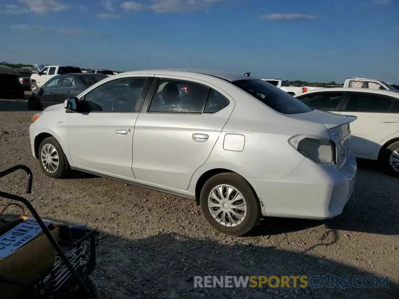 2 Photograph of a damaged car ML32FUFJ4RHF06448 MITSUBISHI MIRAGE 2024