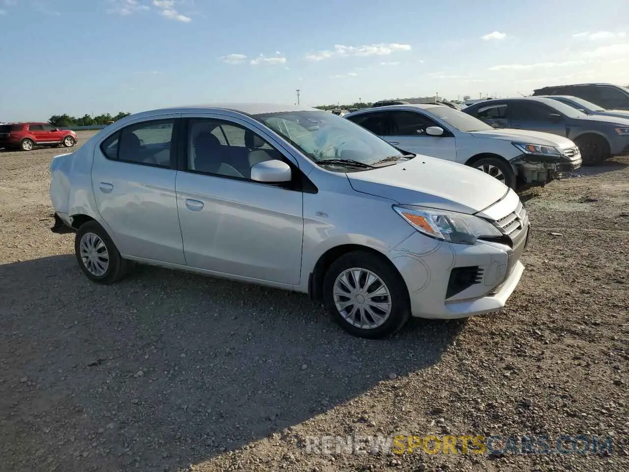 4 Photograph of a damaged car ML32FUFJ4RHF06448 MITSUBISHI MIRAGE 2024