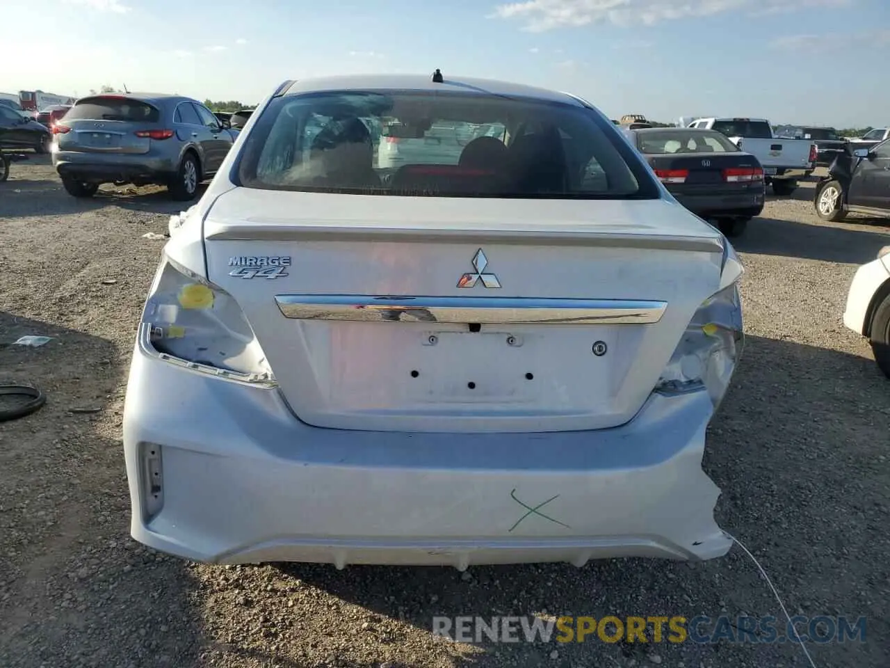 6 Photograph of a damaged car ML32FUFJ4RHF06448 MITSUBISHI MIRAGE 2024