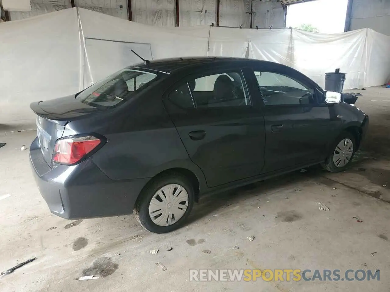3 Photograph of a damaged car ML32FUFJ4RHF09141 MITSUBISHI MIRAGE 2024