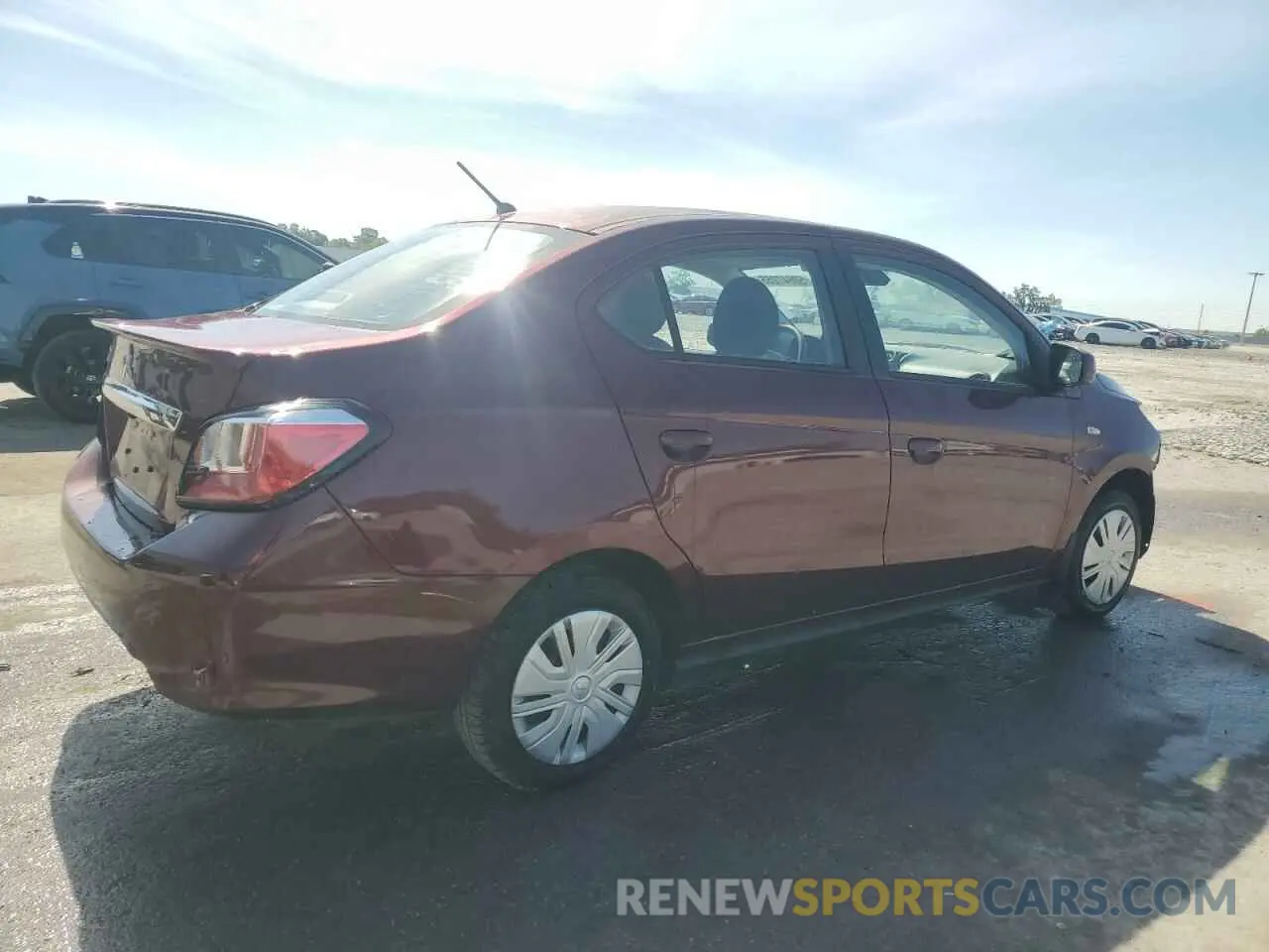 3 Photograph of a damaged car ML32FUFJ5RHF00478 MITSUBISHI MIRAGE 2024