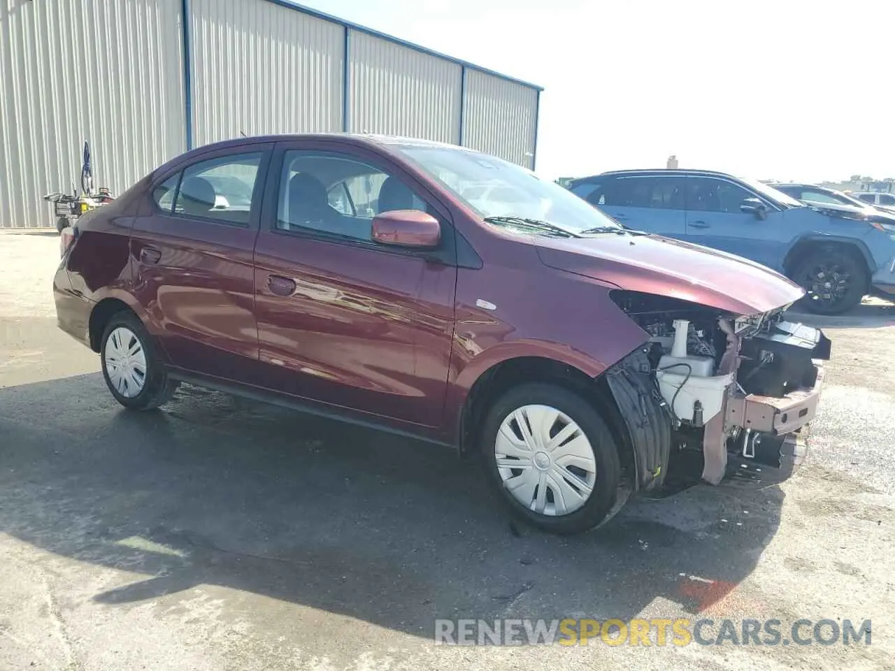 4 Photograph of a damaged car ML32FUFJ5RHF00478 MITSUBISHI MIRAGE 2024