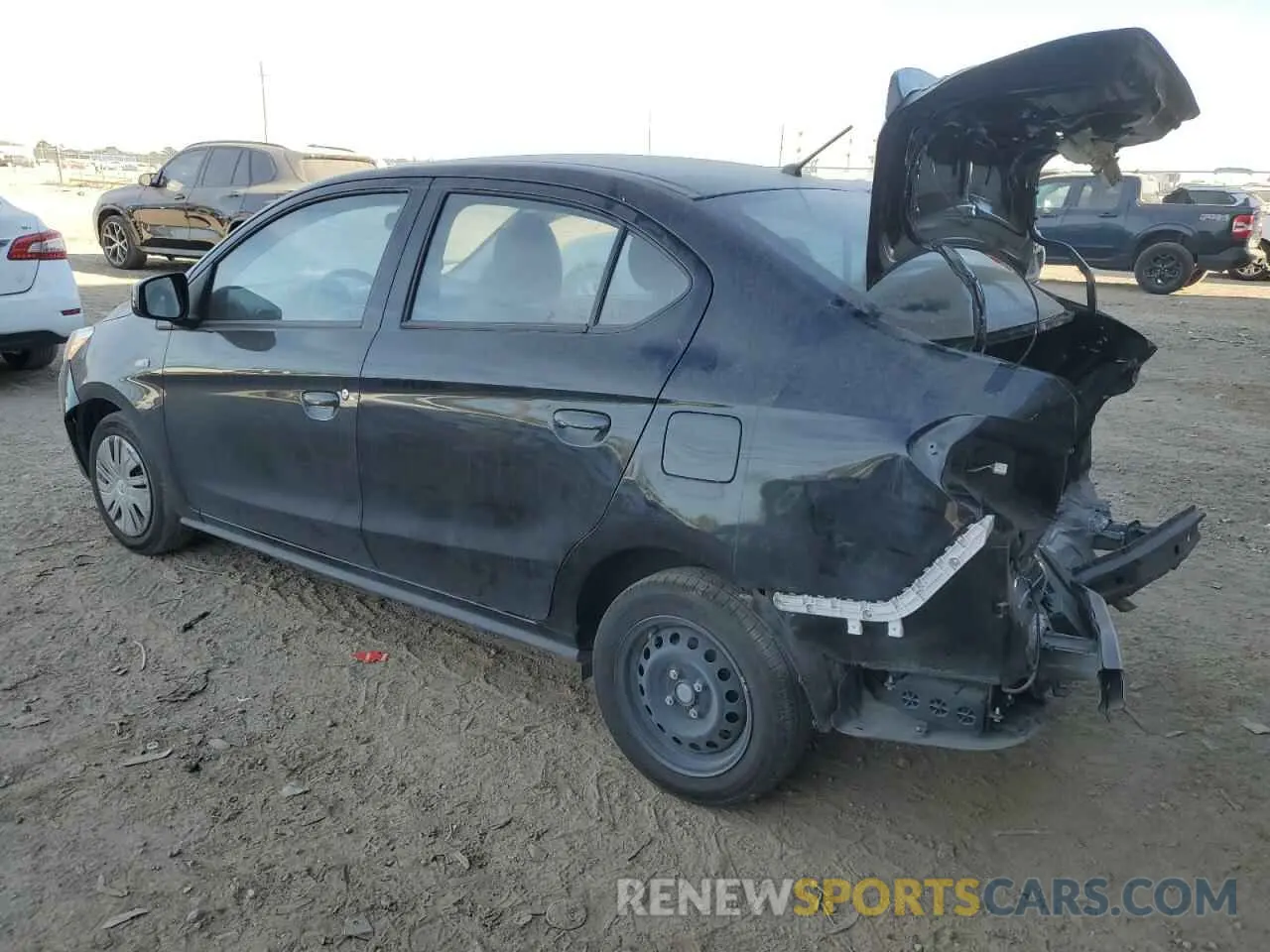 2 Photograph of a damaged car ML32FUFJ5RHF02621 MITSUBISHI MIRAGE 2024