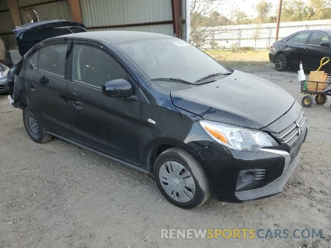 4 Photograph of a damaged car ML32FUFJ5RHF02621 MITSUBISHI MIRAGE 2024