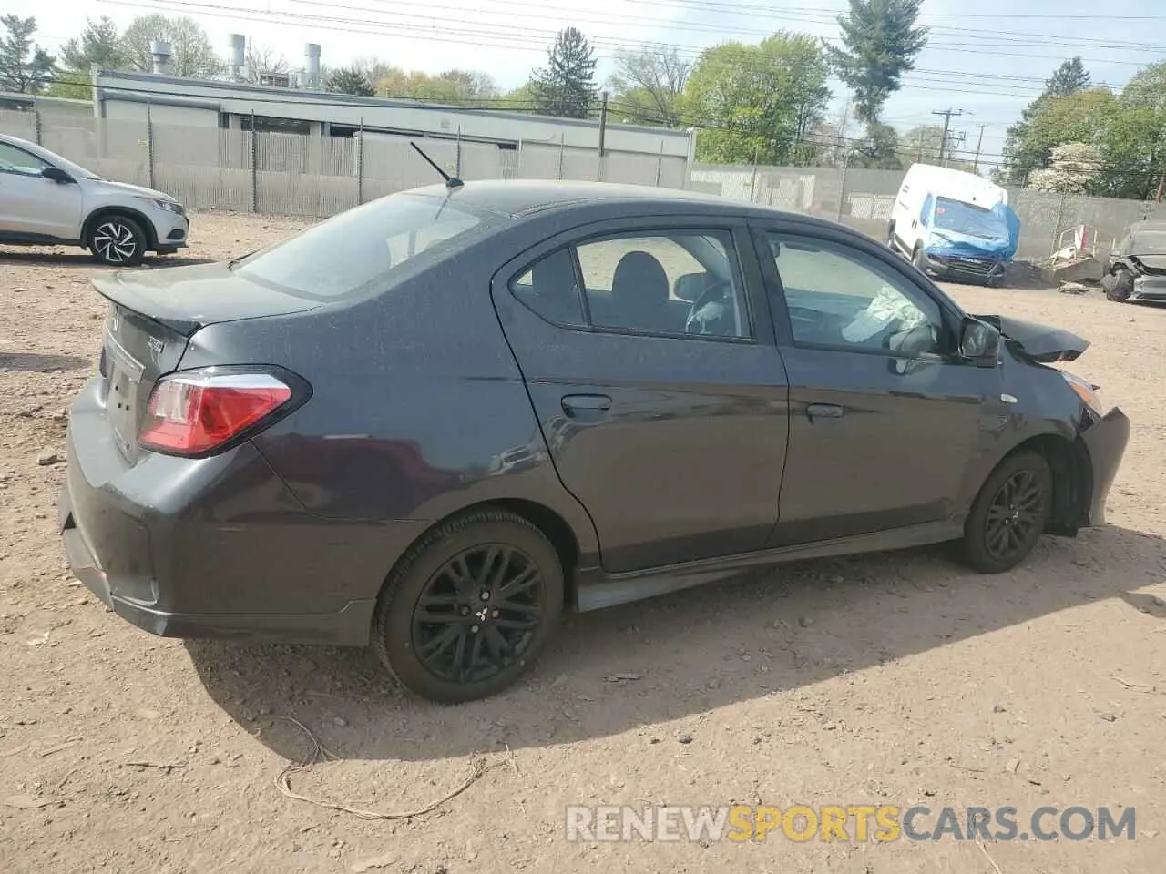 3 Photograph of a damaged car ML32FUFJ5RHF13778 MITSUBISHI MIRAGE 2024