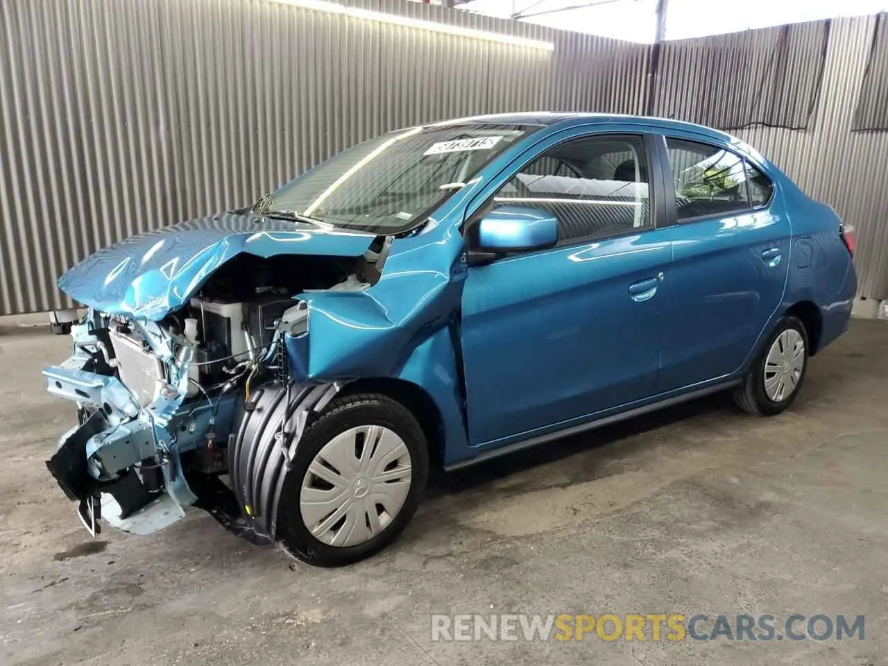 1 Photograph of a damaged car ML32FUFJ5RHF16647 MITSUBISHI MIRAGE 2024