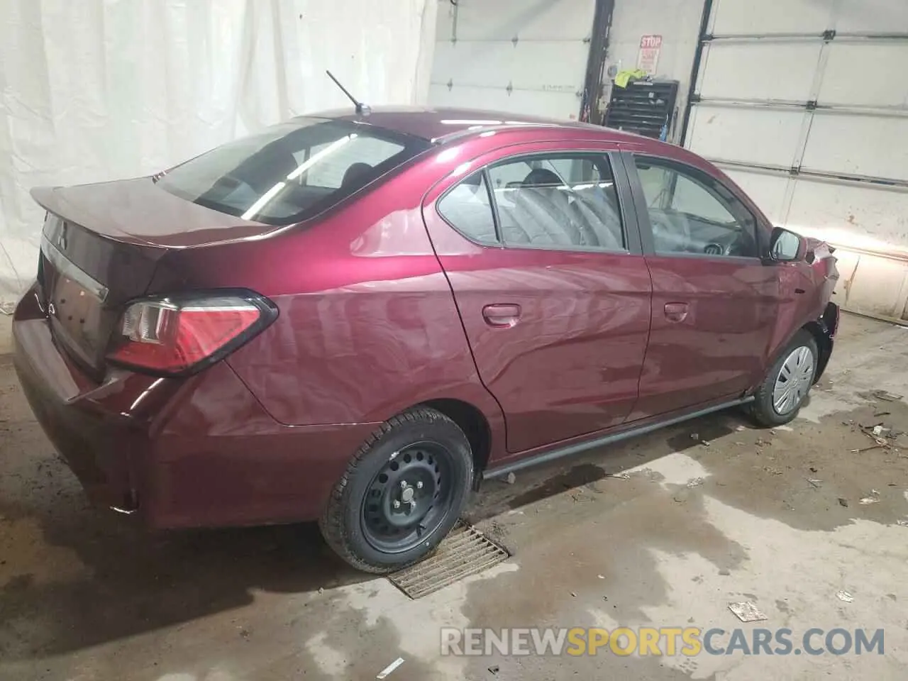 3 Photograph of a damaged car ML32FUFJ5RHF16812 MITSUBISHI MIRAGE 2024