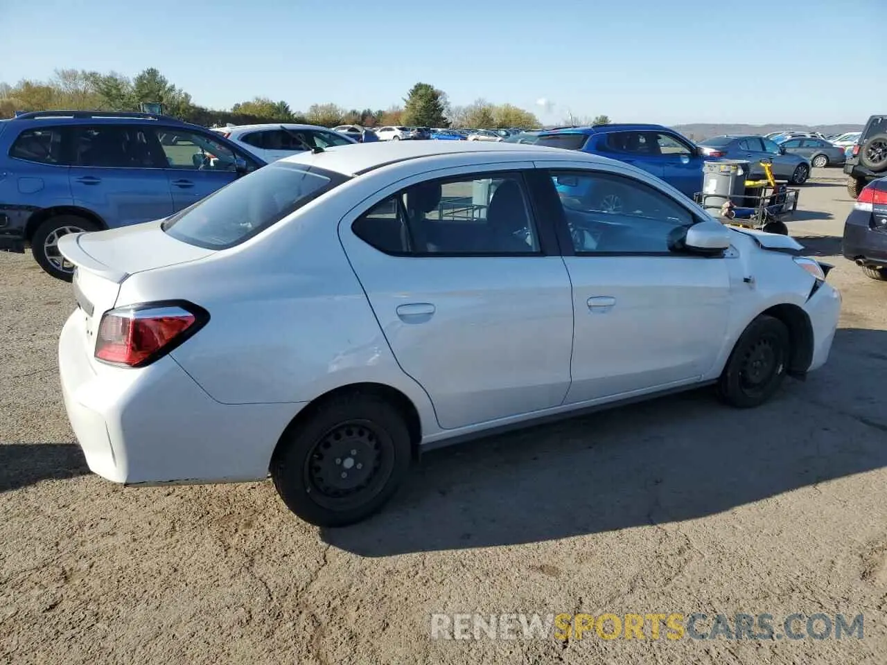 3 Photograph of a damaged car ML32FUFJ6RHF05821 MITSUBISHI MIRAGE 2024